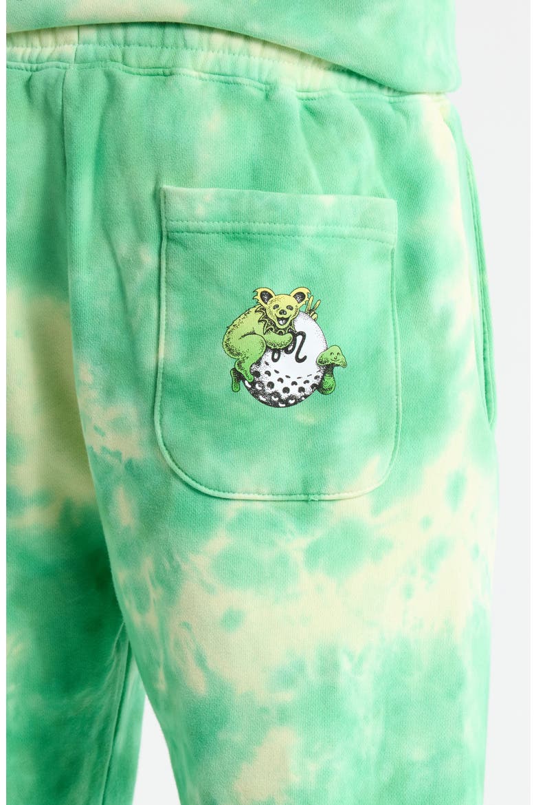 Grateful Dead Clubhouse Tie-Dye Cotton Joggers, Alternate, color, GREEN TIE DYE