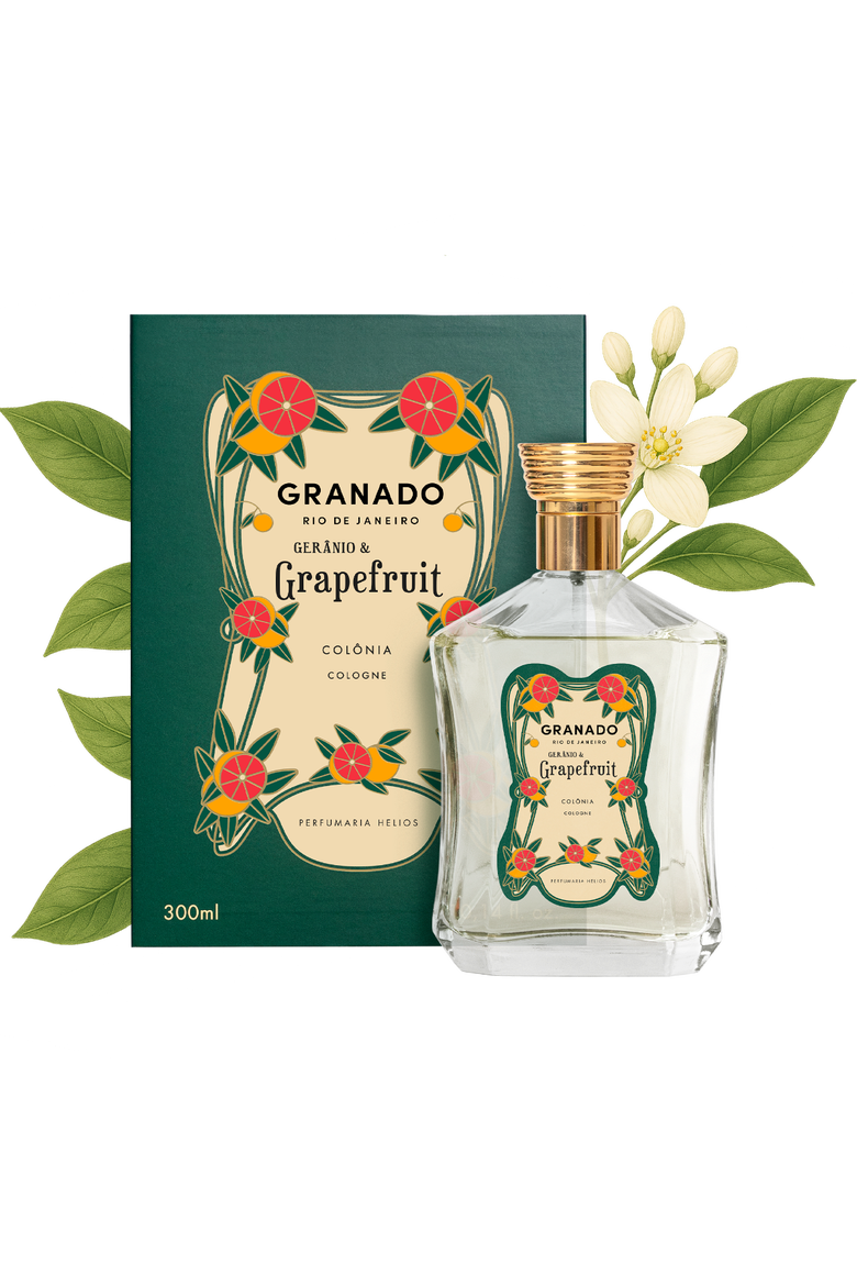 Gerânio & Grapefruit Eau de Cologne, Main, color, Clear