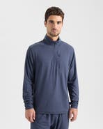 Salt Life Stamina Zip Mock Neck Pullover