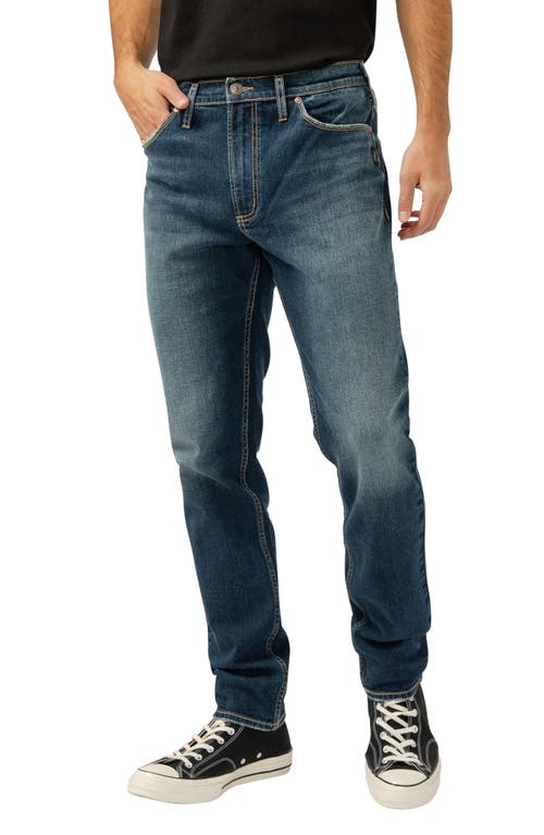 Silver Jeans Co. Risto Athletic Fit Skinny Jeans in Indigo 