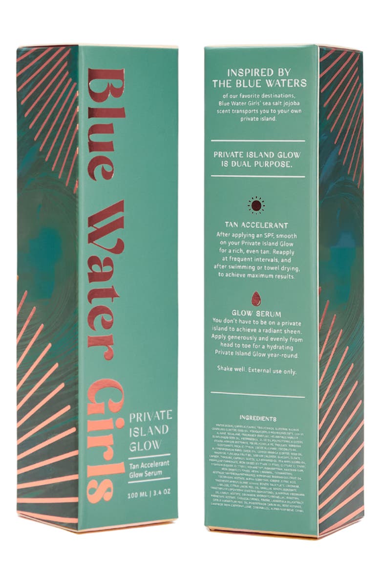 Blue Water Girls Private Island Glow Tan Accelerant Glow Serum, Alternate, color,