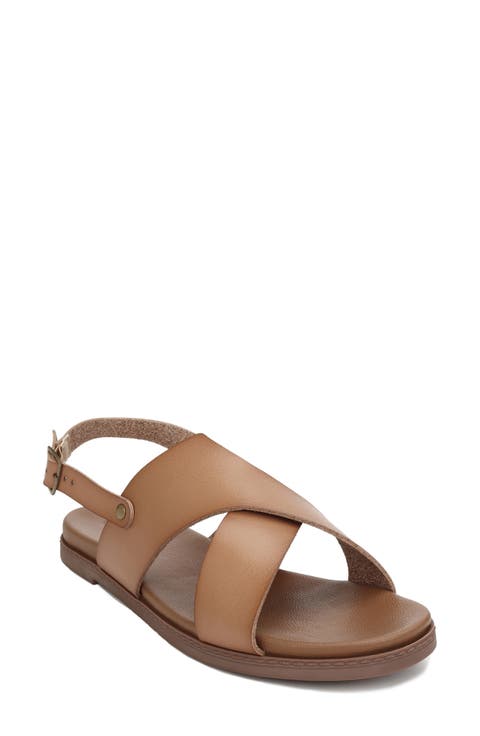 Crisscross Slingback Sandal (Women)
