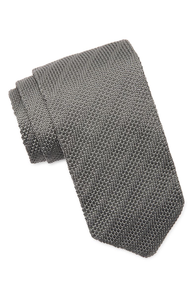 PAISLEY & GRAY Stanley Solid Knit Tie, Main, color, Green