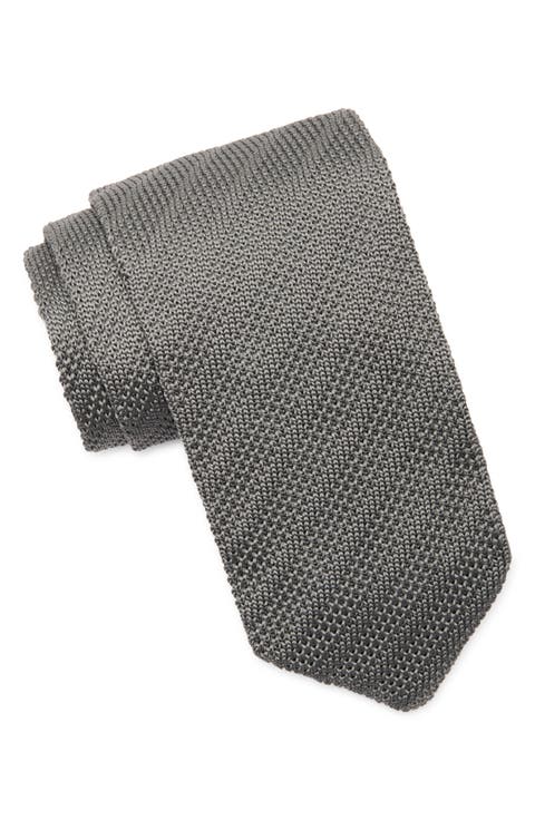 Stanley Solid Knit Tie