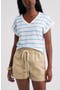  White Blue Justine Stripe