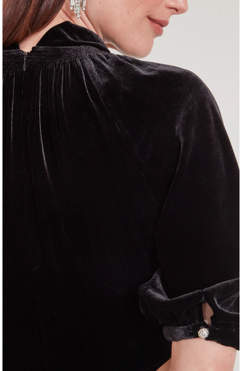 Temperley London Eliana Dress, Alternate, color, Black