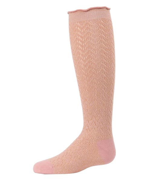 Open Work Shimmer Knee High Socks (Toddler, Little Kid & Big Kid)