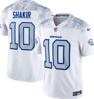 Nike Men's Nike Khalil Shakir White Buffalo Bills 2025 Rivalries Collection Limited Jersey