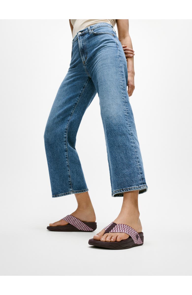 FitFlop Surfa Multi Tone Toe Post Sandals, Alternate, color, Plumberry