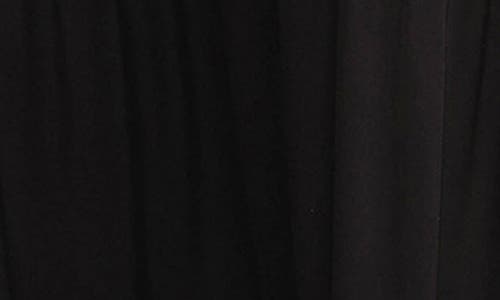 Petal And Pup Petal & Pup Rowen Long Sleeve Satin Midi Dress In Black