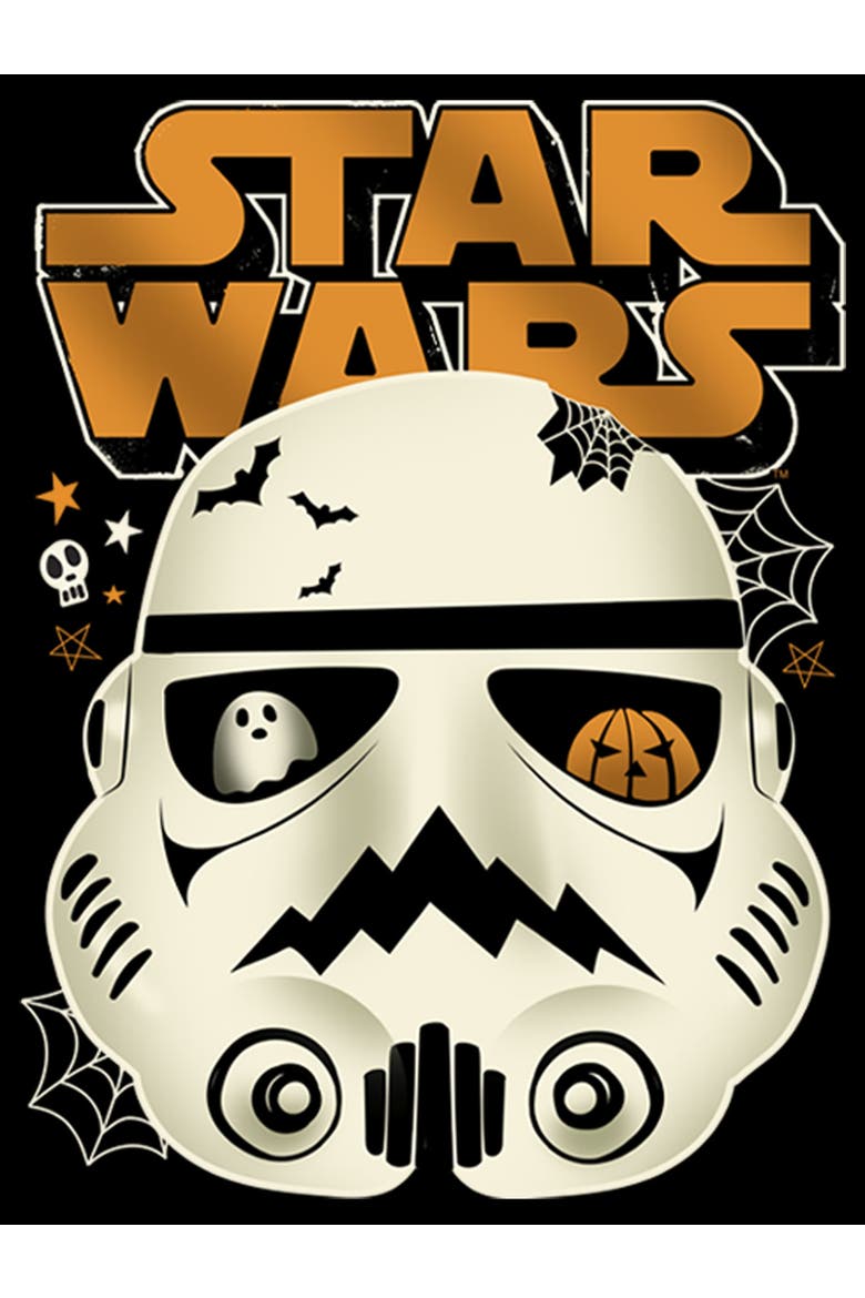 Boy's Star Wars A New Hope Halloween Stormtrooper  Graphic T-Shirt, Alternate, color, Black
