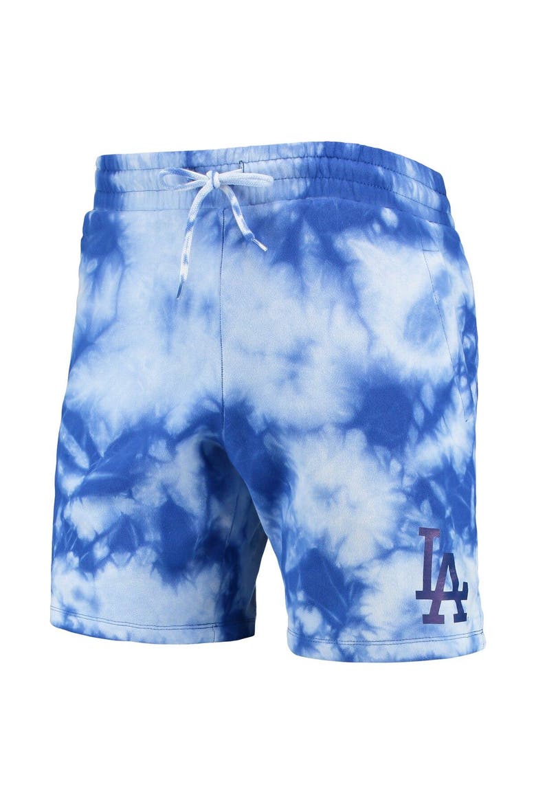 Men's New Era Royal Los Angeles Dodgers Team Dye Shorts, Alternate, color, Royal