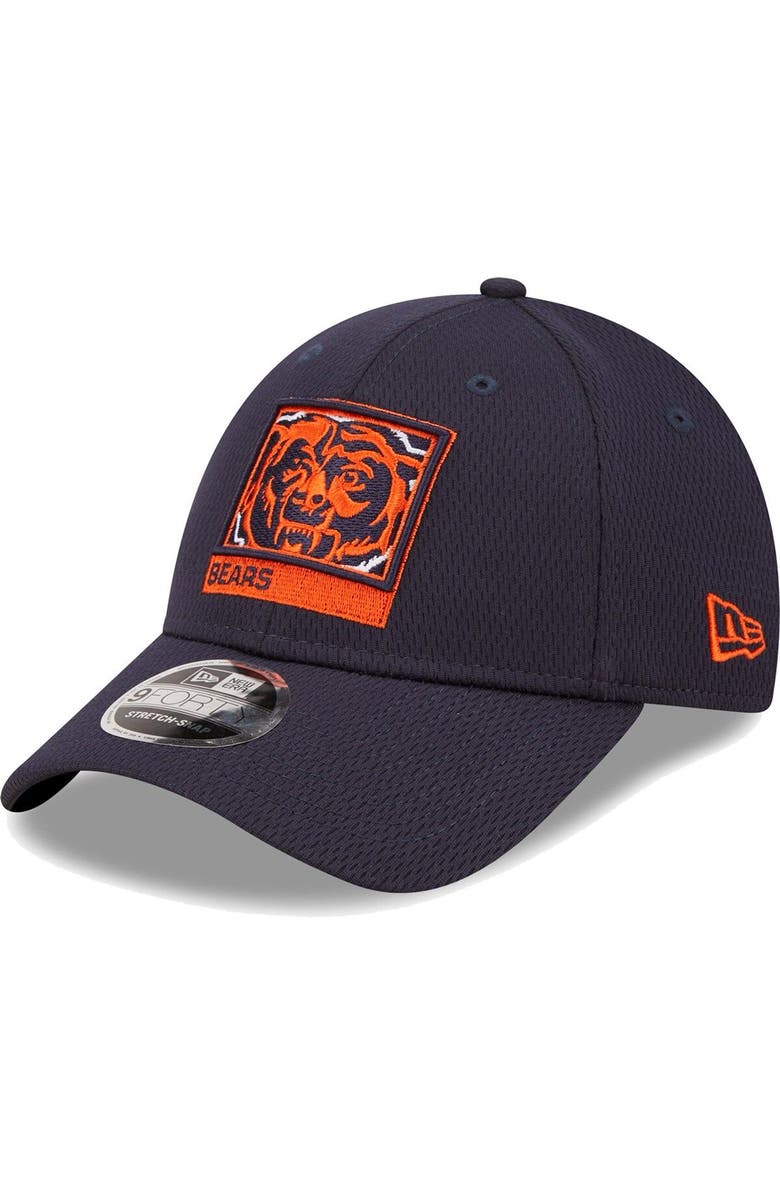 New Era Men's New Era Navy Chicago Bears A-Frame 9FORTY Snapback Hat, Main, color,
