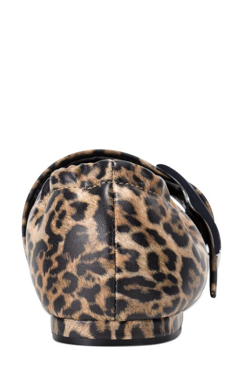 Dkny Cormic Mary Jane Pointed Toe Flat In Animal Print