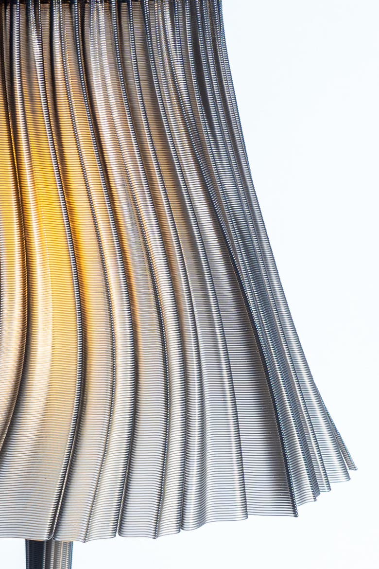Pleat Lamp, Alternate, color, Smoke