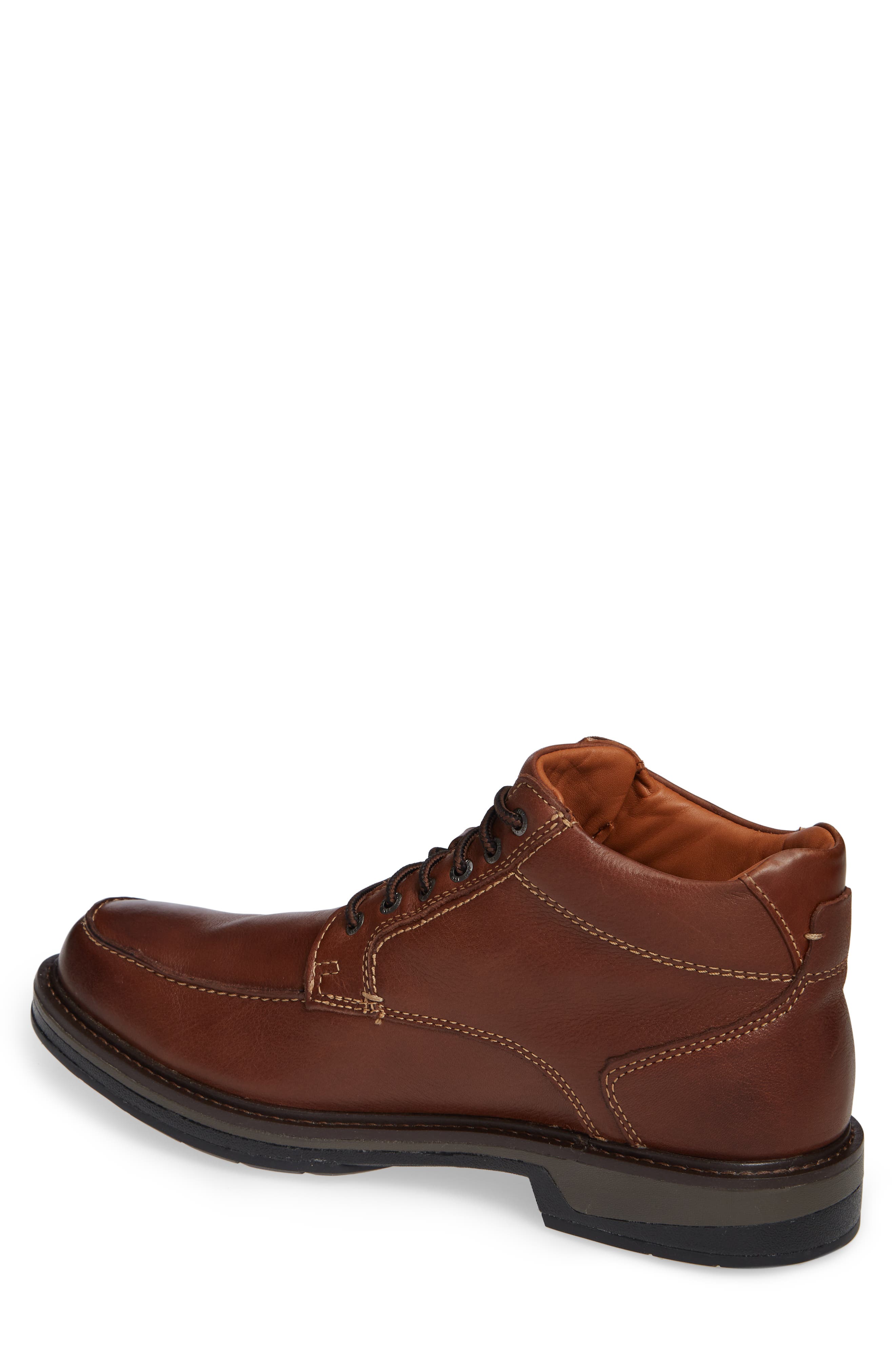 Rutledge Waterproof Moc Toe Boot, Alternate, color, TAN LEATHER