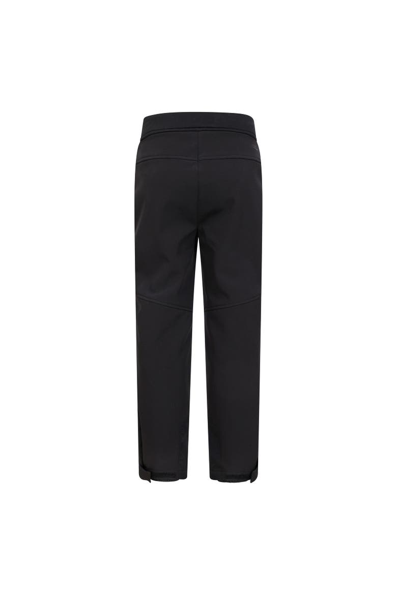Childrens/Kids Swiss Softshell Ski Trousers, Alternate, color, Black