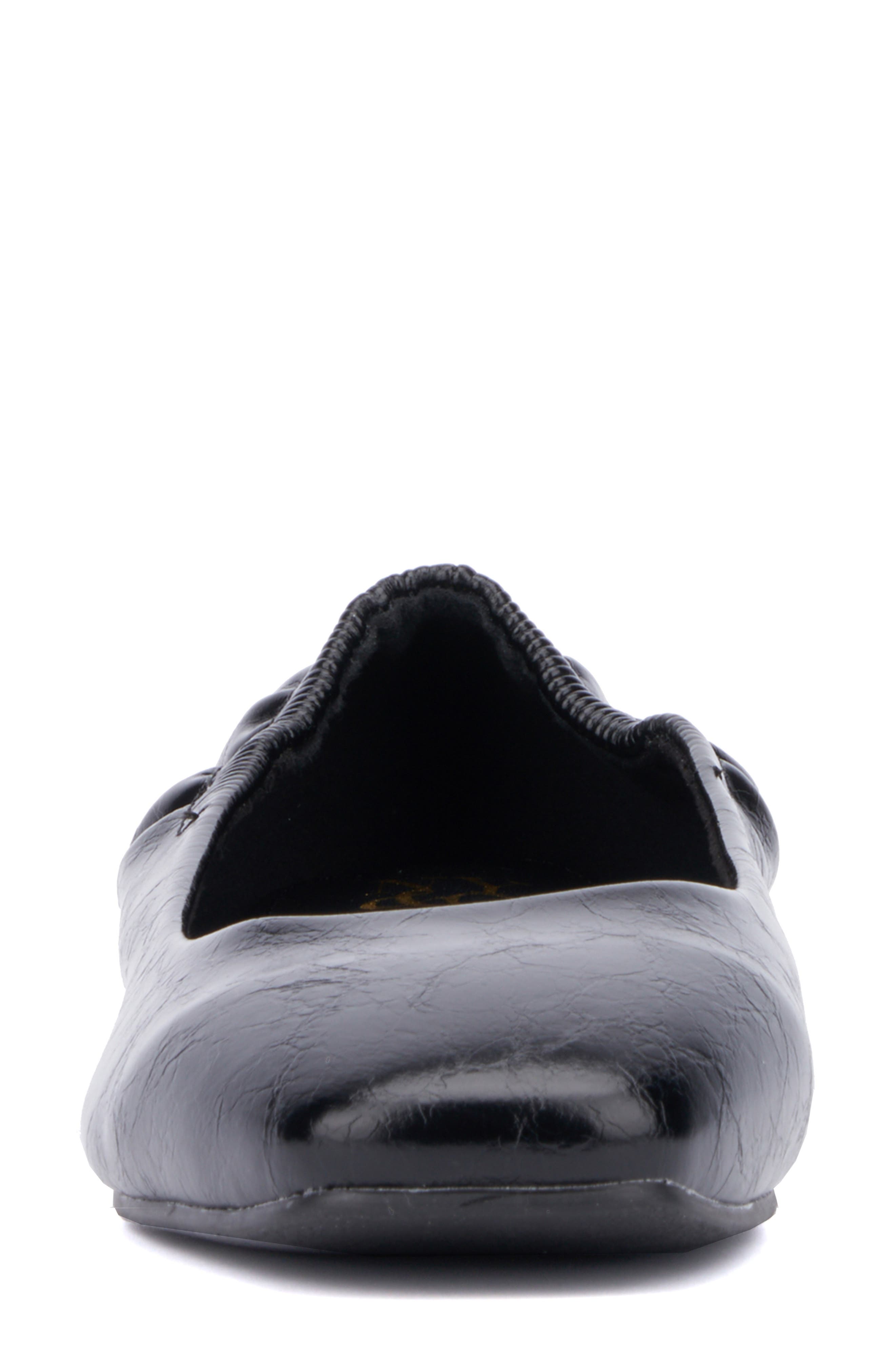 NEW YORK AND COMPANY Paris Mary Jane Flat, Alternate, color, Black