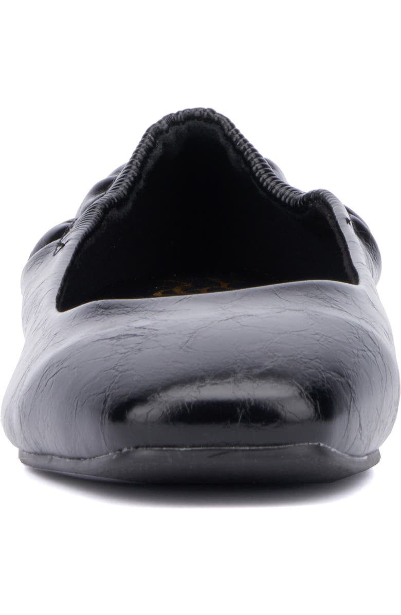 NEW YORK AND COMPANY Paris Mary Jane Flat, Alternate, color, Black