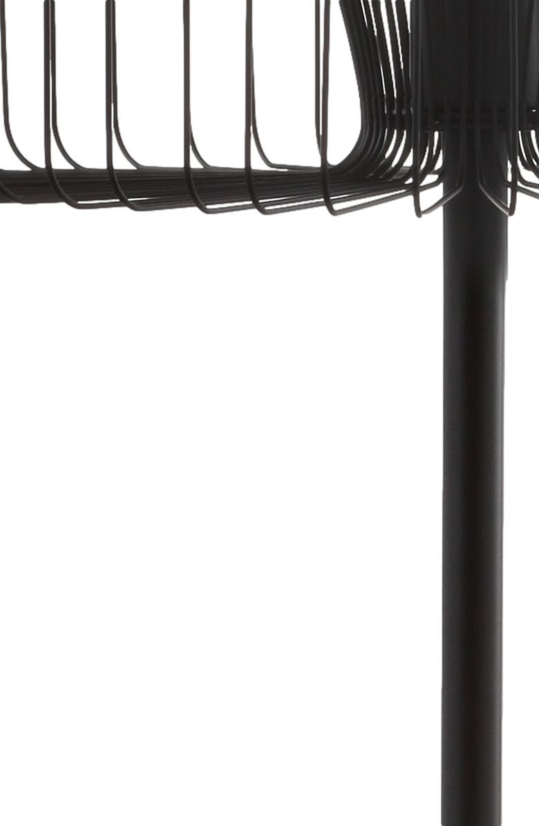 JONATHAN Y Gridley 61" Metal LED Floor Lamp, Black, Alternate, color, Black