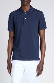 TOM FORD Lyocell & Cotton Piqué Polo