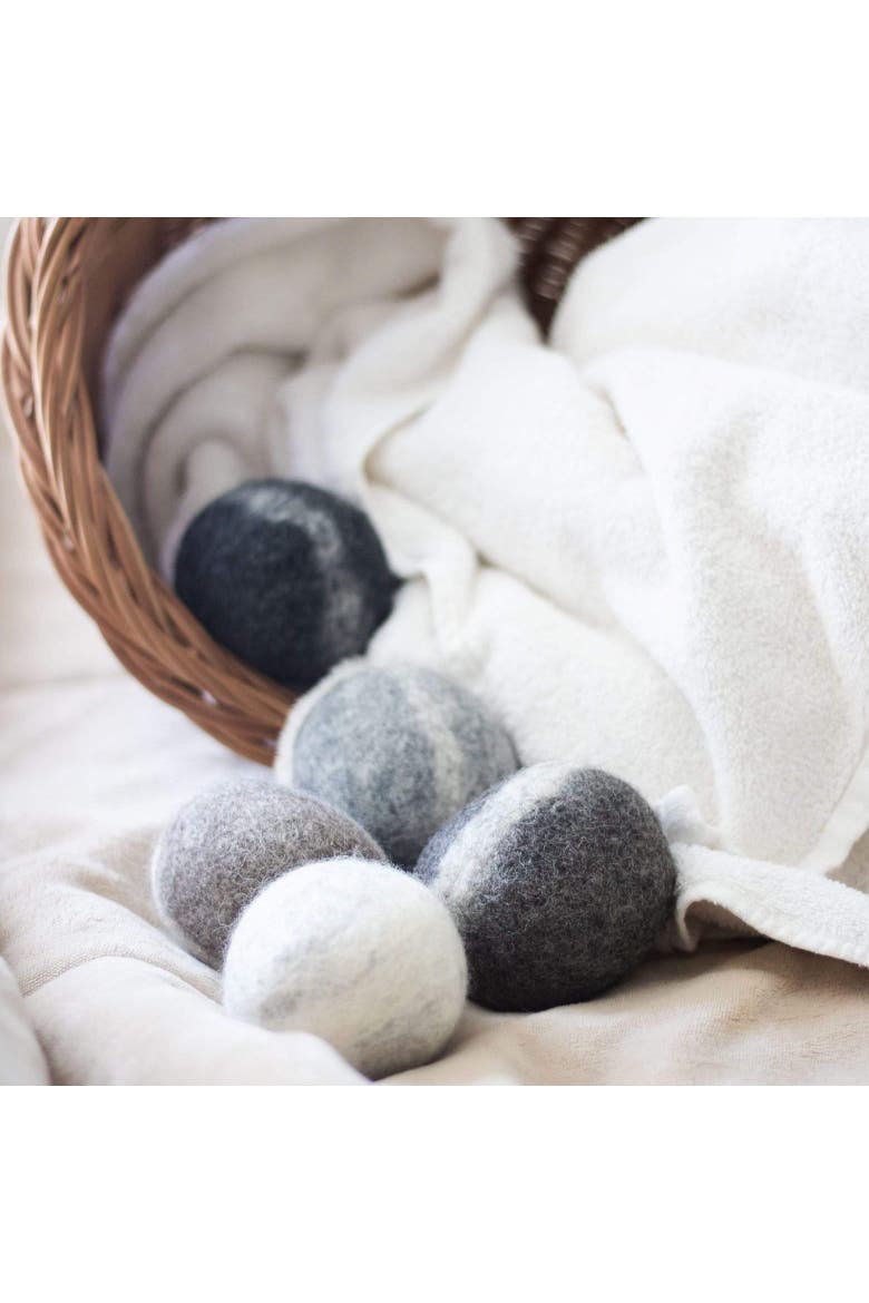 Wool Dryer Balls XL Set of 5, Alternate, color, Dryer Stones