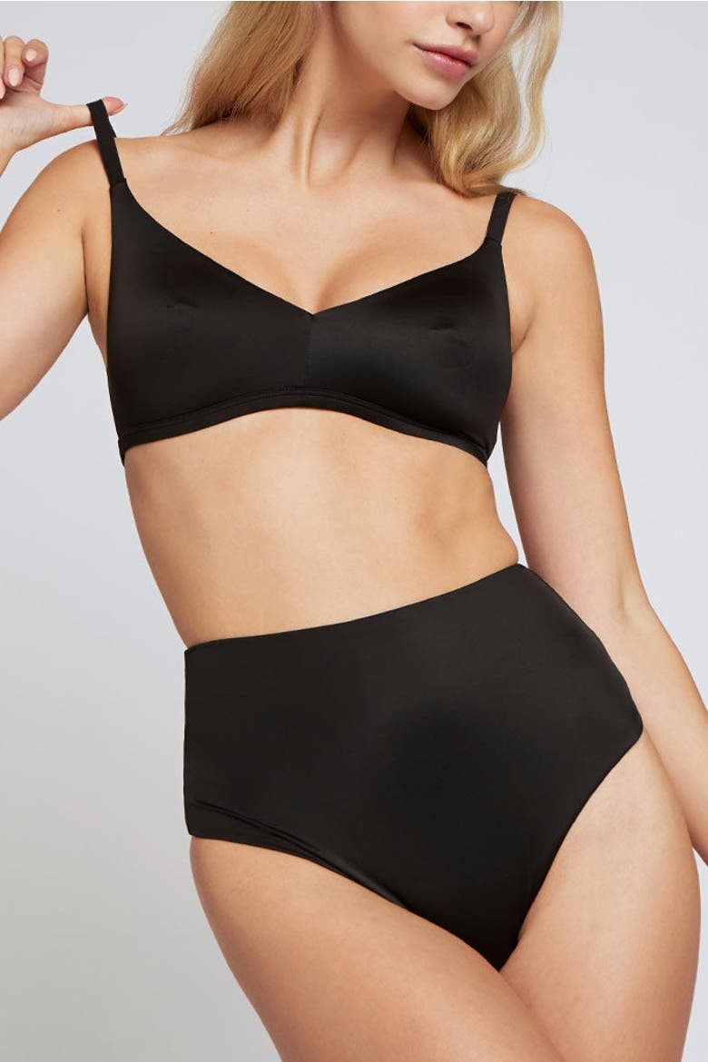 Glacé Non-Wire Bra, Main, color, Black