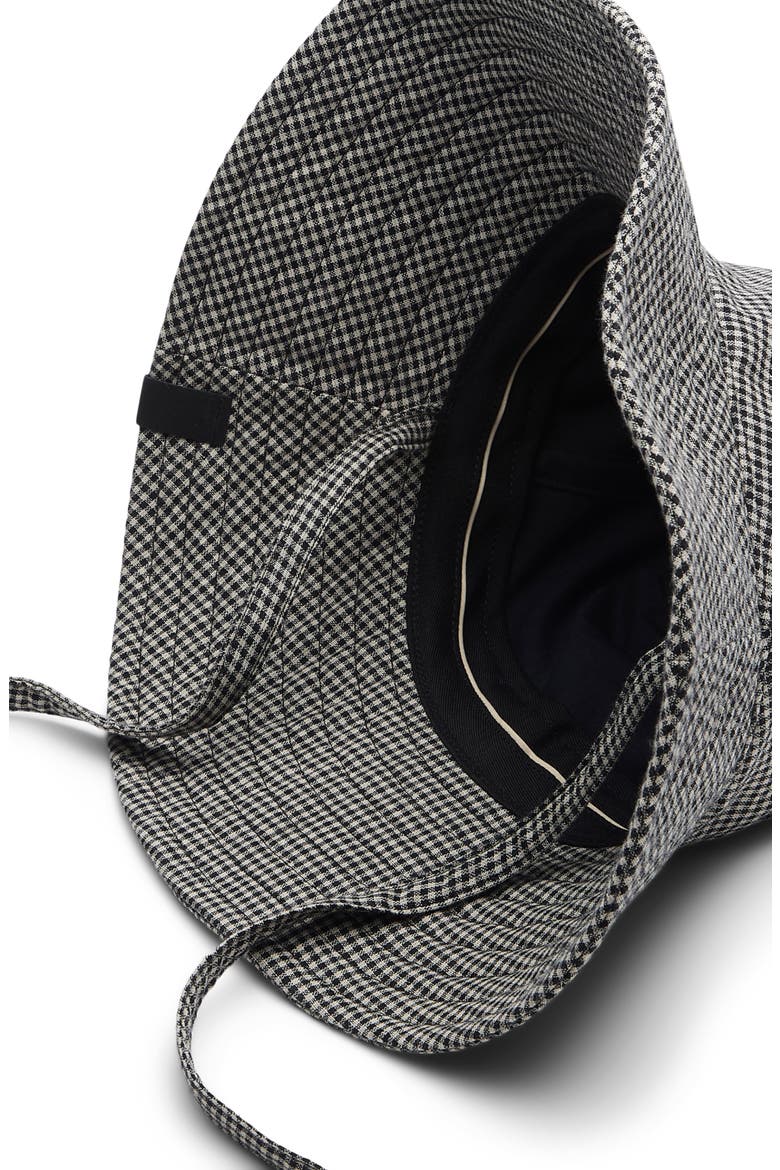 Harper Bucket Hat, Alternate, color, BLACK GINGHAM