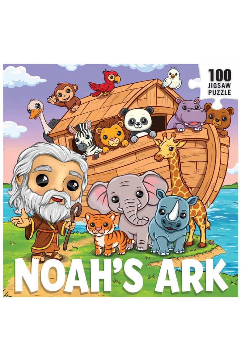 Noah's Ark 100 Piece Jigsaw Puzzle, Alternate, color, Multicolor