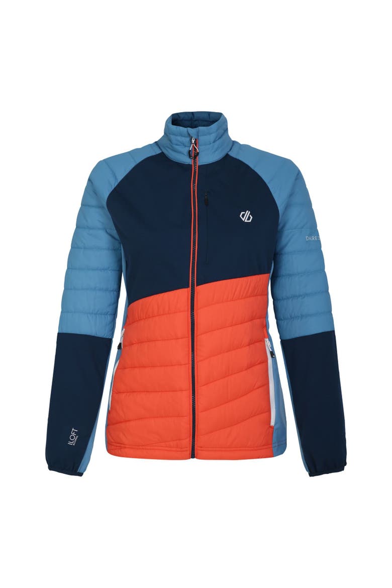 Lexan Hybrid Jacket, Main, color, Satsuma and Moonlight Denim
