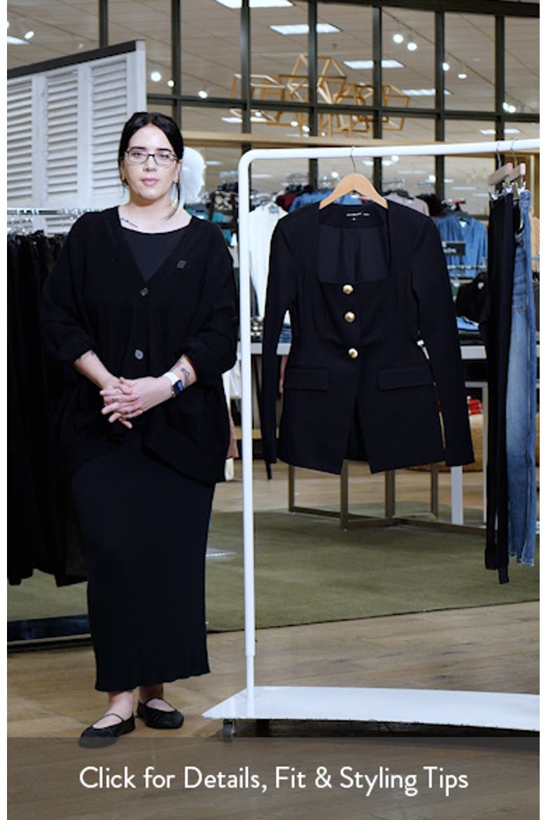Stretch Ponte Sculpt Blazer video