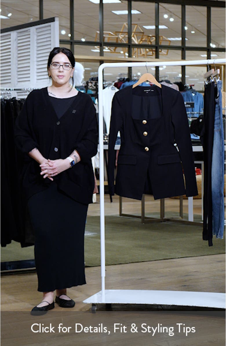 Stretch Ponte Sculpt Blazer, sales video thumbnail