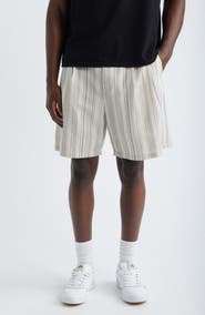 MALBON Arena Stripe Shorts