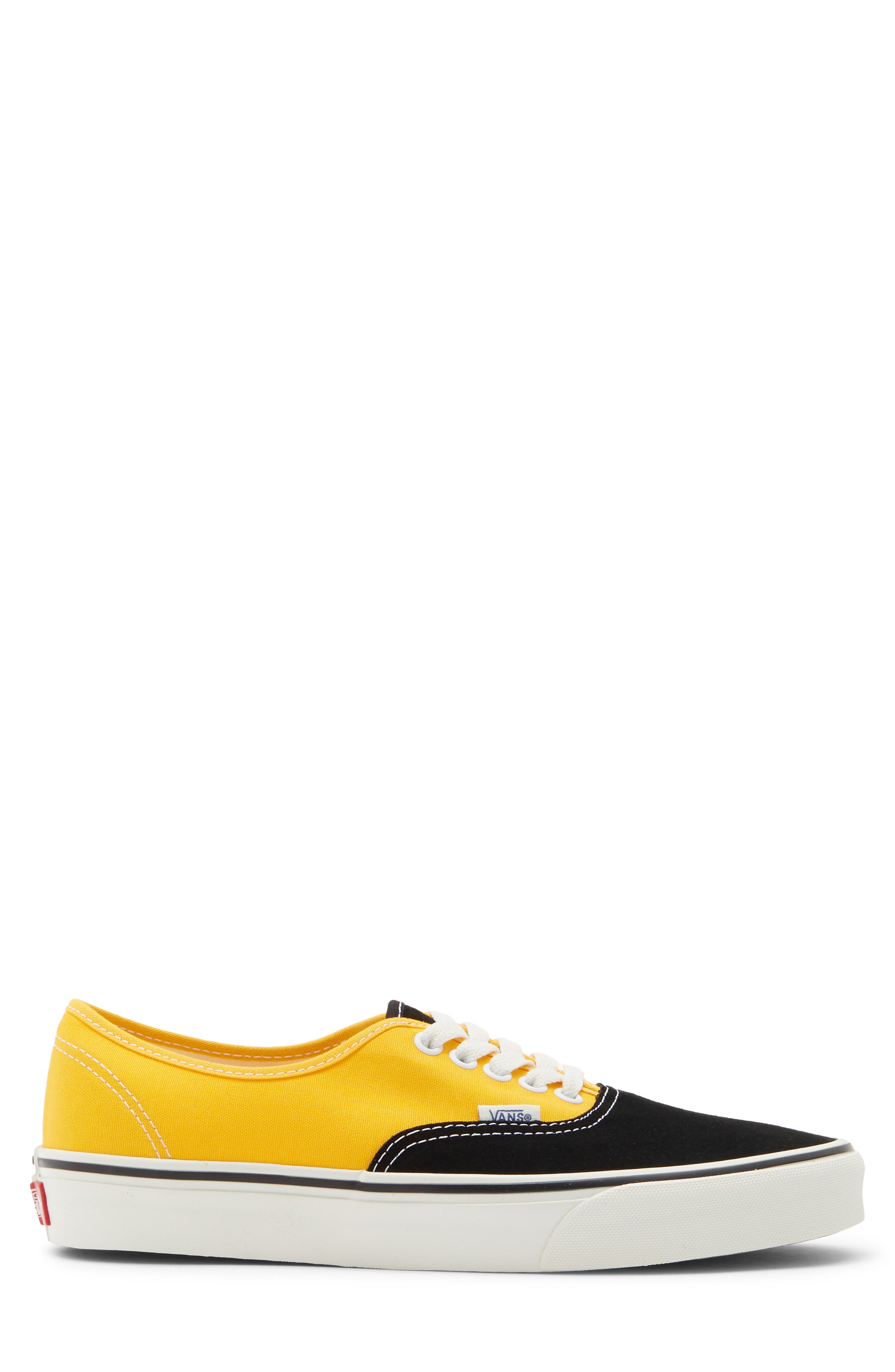 Vans Authentic Sneaker, Alternate, color, Yellow/ Black