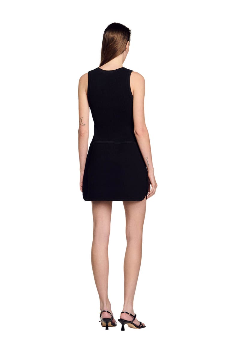 Vest top dress, Alternate, color, Black