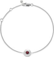 Monica Vinader July Birthstone Chain Bracelet