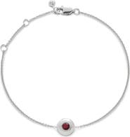 Monica Vinader July Birthstone Chain Bracelet