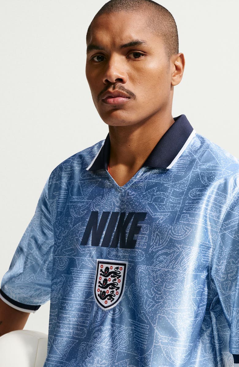 Nike Dri-FIT Performance Graphic Top, Alternate, color, Work Blue/ White/ Obsidian