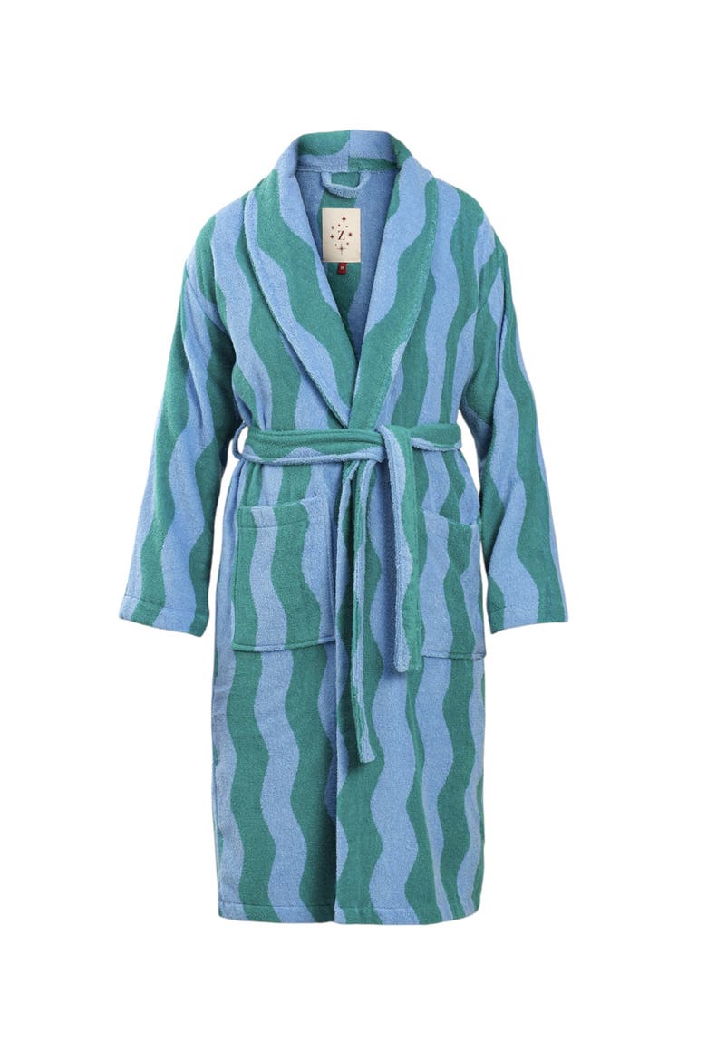 Tabea 100% Cotton Bathrobe, Main, color, Blue