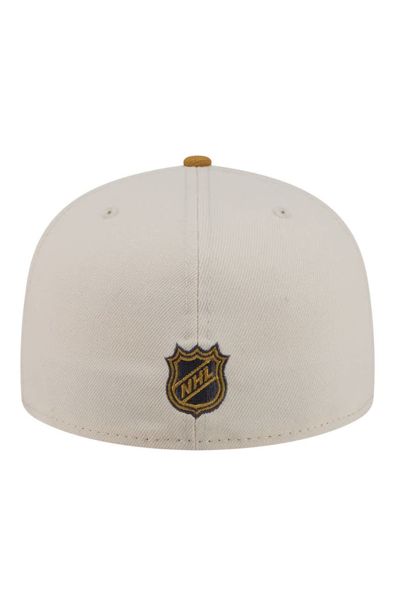 New Era Men's New Era  Cream/Tan Los Angeles Kings Colorpack Two-Tone 59FIFTY Fitted Hat, Alternate, color, Cream