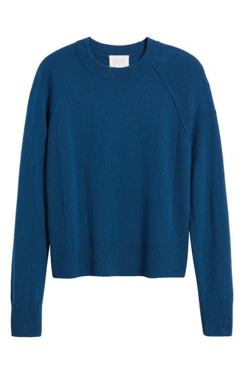 Caslonr Caslon(r) Raglan Sleeve Wool & Cashmere Sweater In Blue