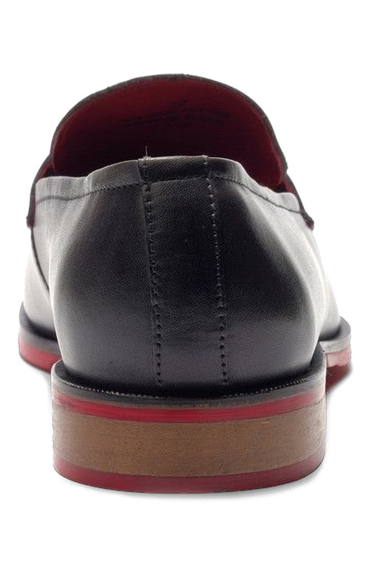 CARLOS SANTANA Encore Tassel Loafer, Alternate, color, Grey Leather