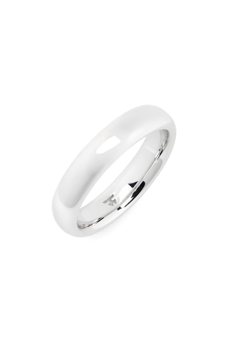 Medium Polished Classic Sterling Silver Band, Main, color, 925 STERLING SILVER