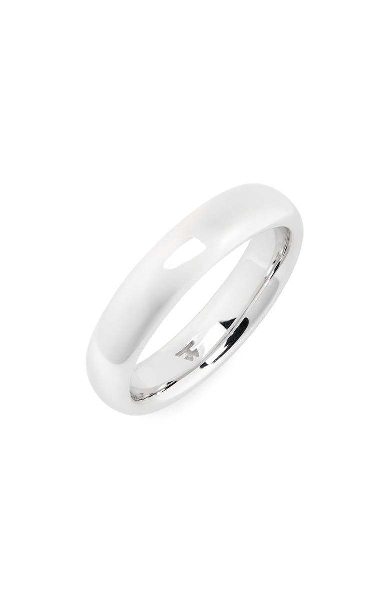 Tom Wood Medium Polished Classic Sterling Silver Band, Main, color,