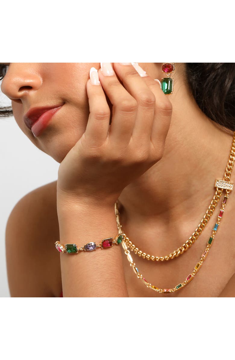 BCBG Generation Multi-Stone Gem Bracelet, Alternate, color, Multicolor