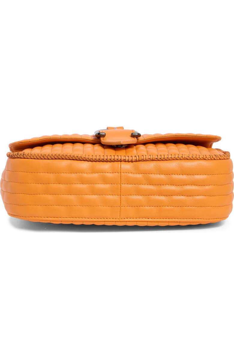 Longchamp Amazone Medium Quilted Leather Crossbody Bag, Alternate, color, Orange