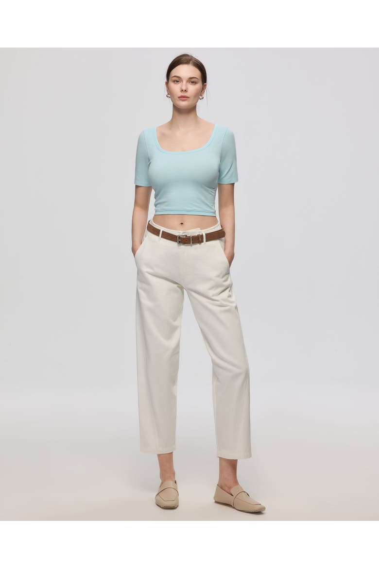 Denim Atelier Barrel Jeans, Alternate, color, White