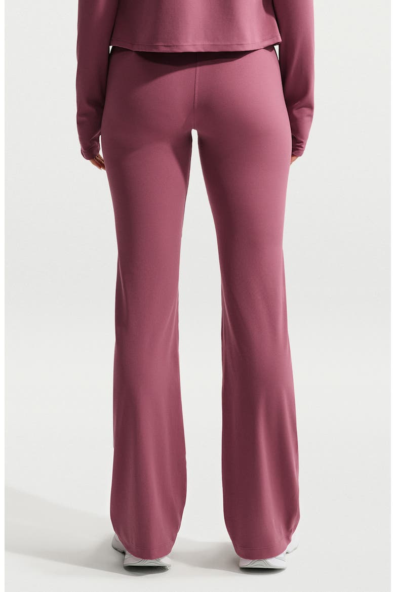 Zenvy Dri-FIT Flare Leggings, Alternate, color, PINK SMOKE/ WHITE