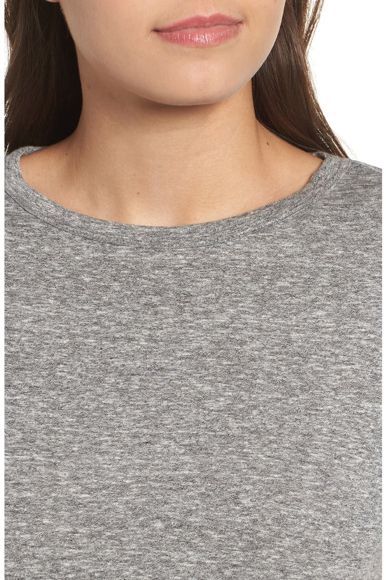 Short Sleeve Marl T-Shirt, Alternate, color, GREY MARL