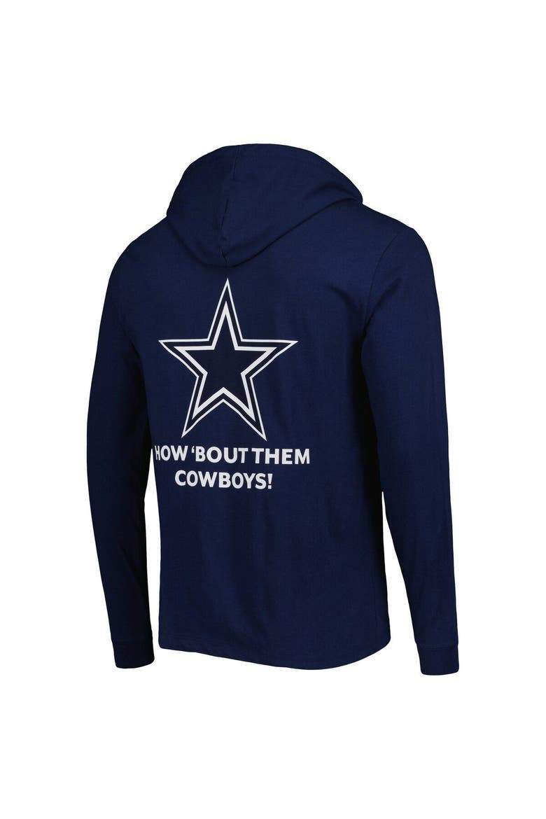 Men's Vineyard Vines Navy Dallas Cowboys Local Long Sleeve Hoodie T-Shirt, Alternate, color, Navy